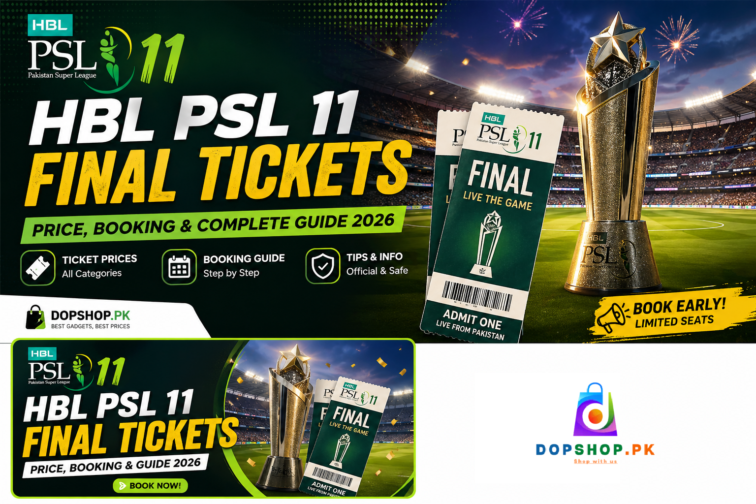 HBL PSL 11 Final Tickets – Price, Booking Guide & Latest Updates (2026)